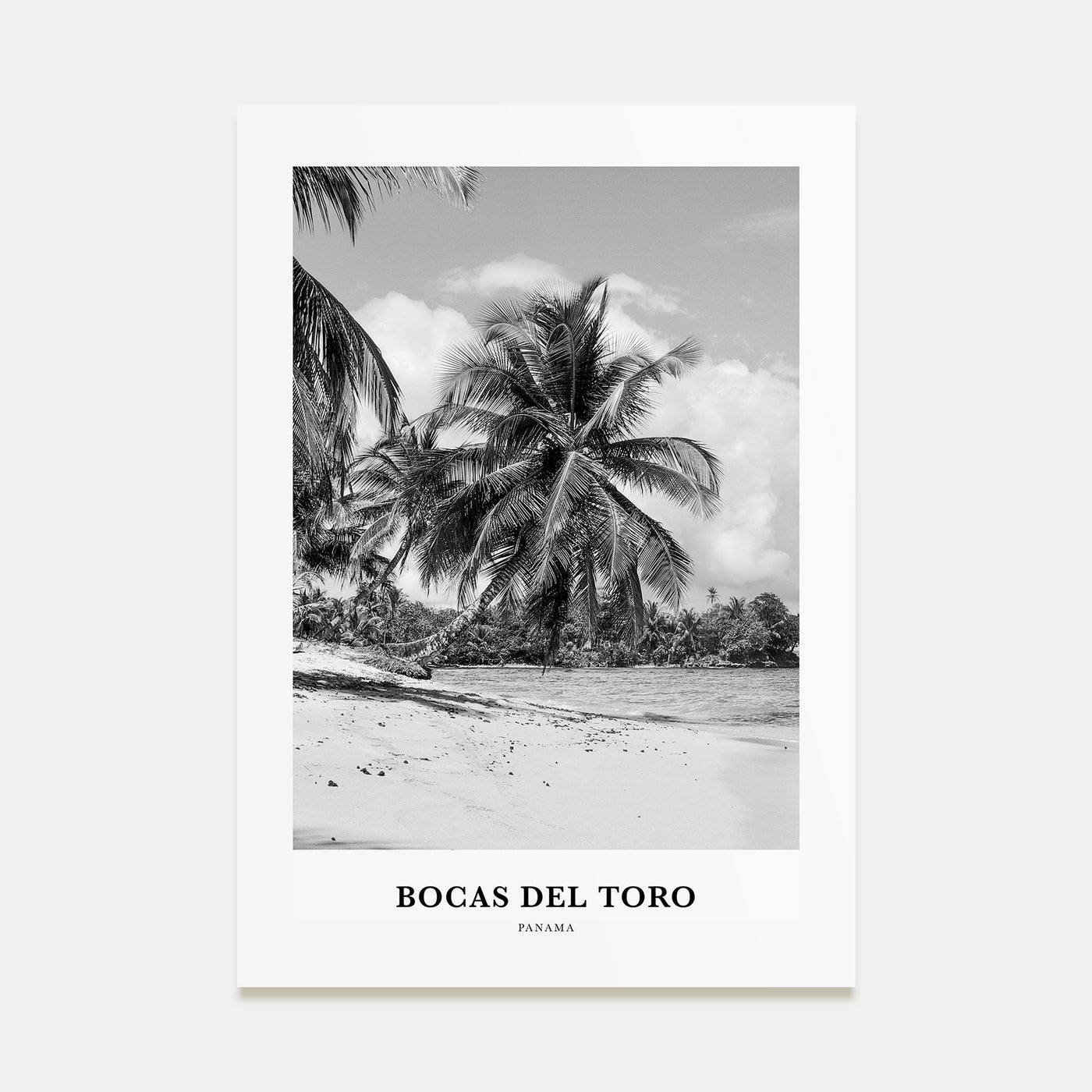 Bocas del Toro Portrait B&W Poster