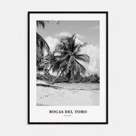 Bocas del Toro Portrait B&W Poster