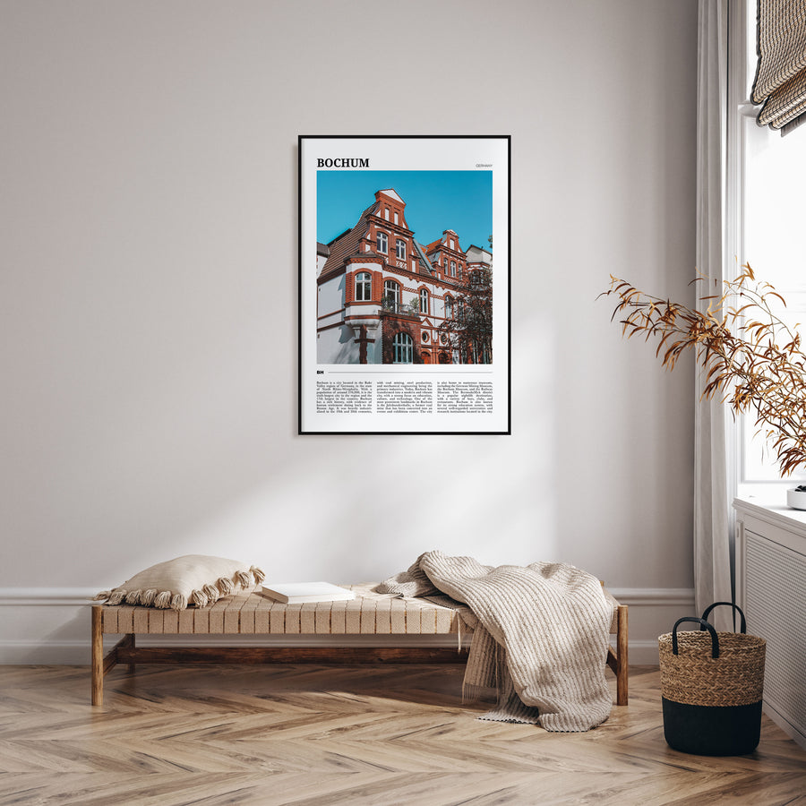 Bochum Travel Color Poster