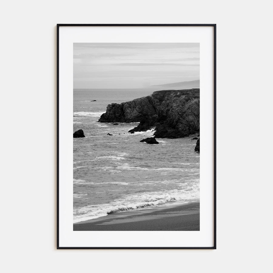 Bodega Bay Photo B&W Poster