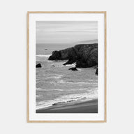 Bodega Bay Photo B&W Poster