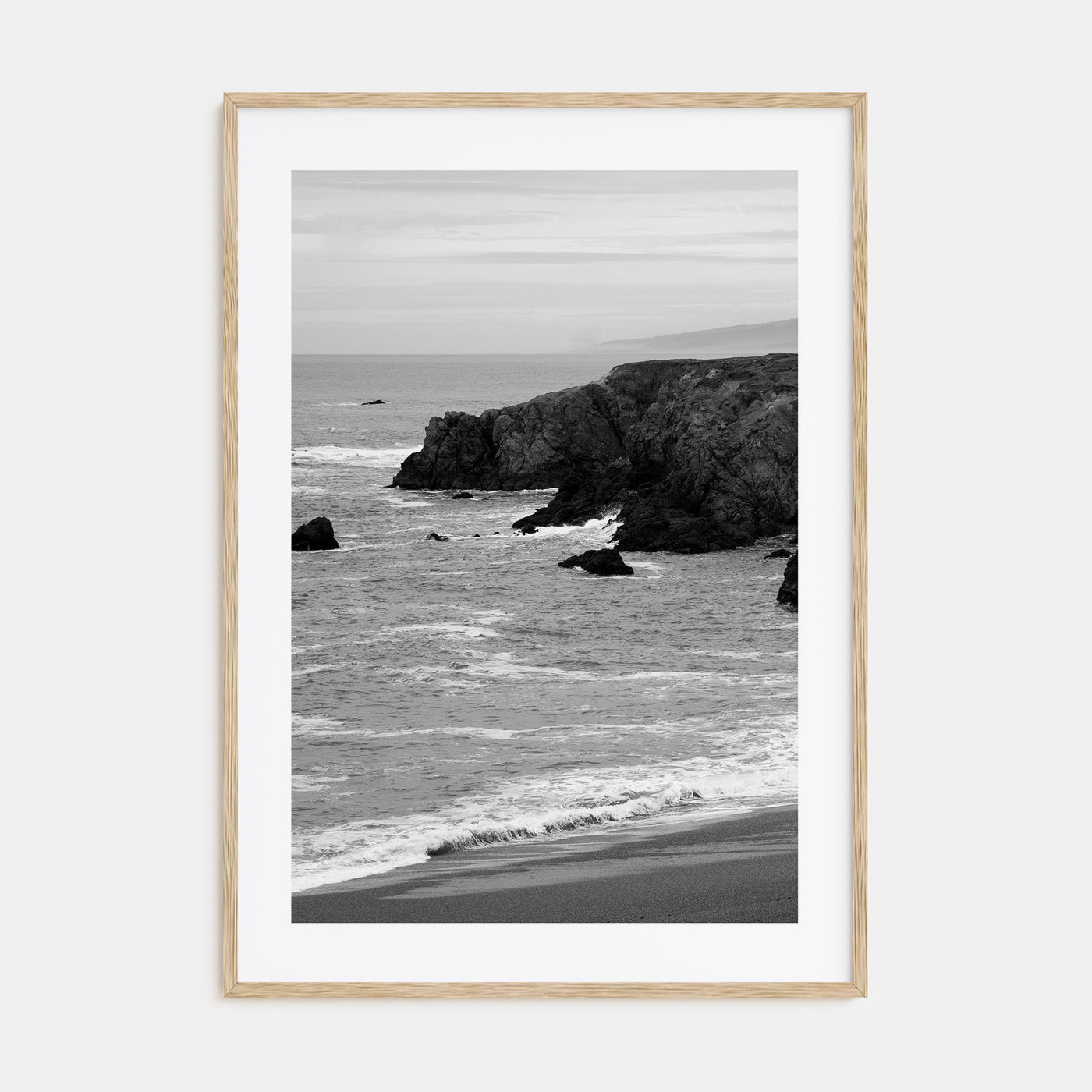 Bodega Bay Photo B&W Poster