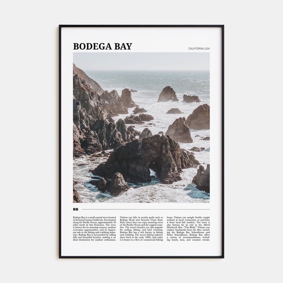Bodega Bay Travel Color Poster