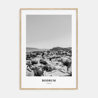 Bodrum Portrait B&W Poster