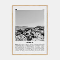 Bodrum Travel B&W Poster