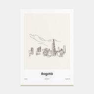Bogotá Drawn Poster