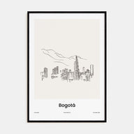 Bogotá Drawn Poster