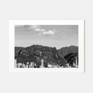 Bogotá Landscape B&W No 1 Poster