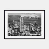 Bogotá Landscape B&W No 2 Poster
