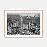 Bogotá Landscape B&W No 2 Poster