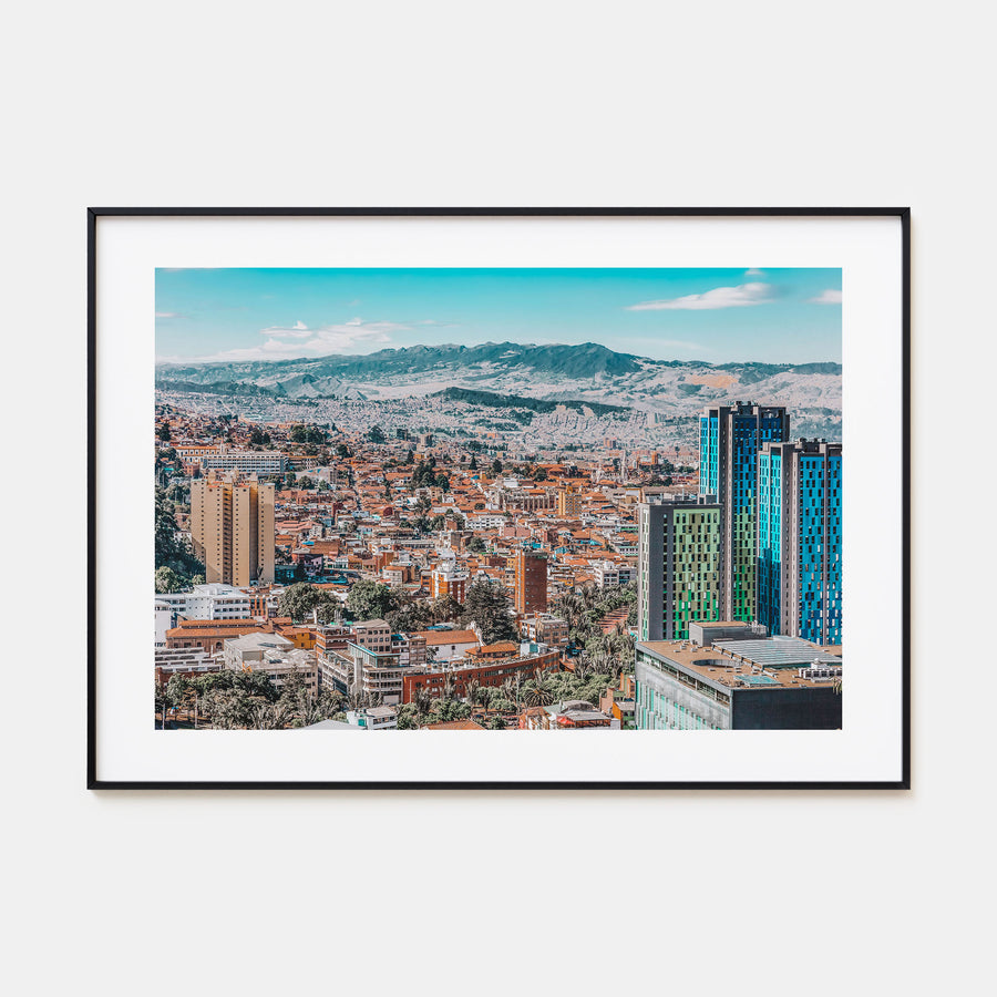 Bogotá Landscape Color No 1 Poster