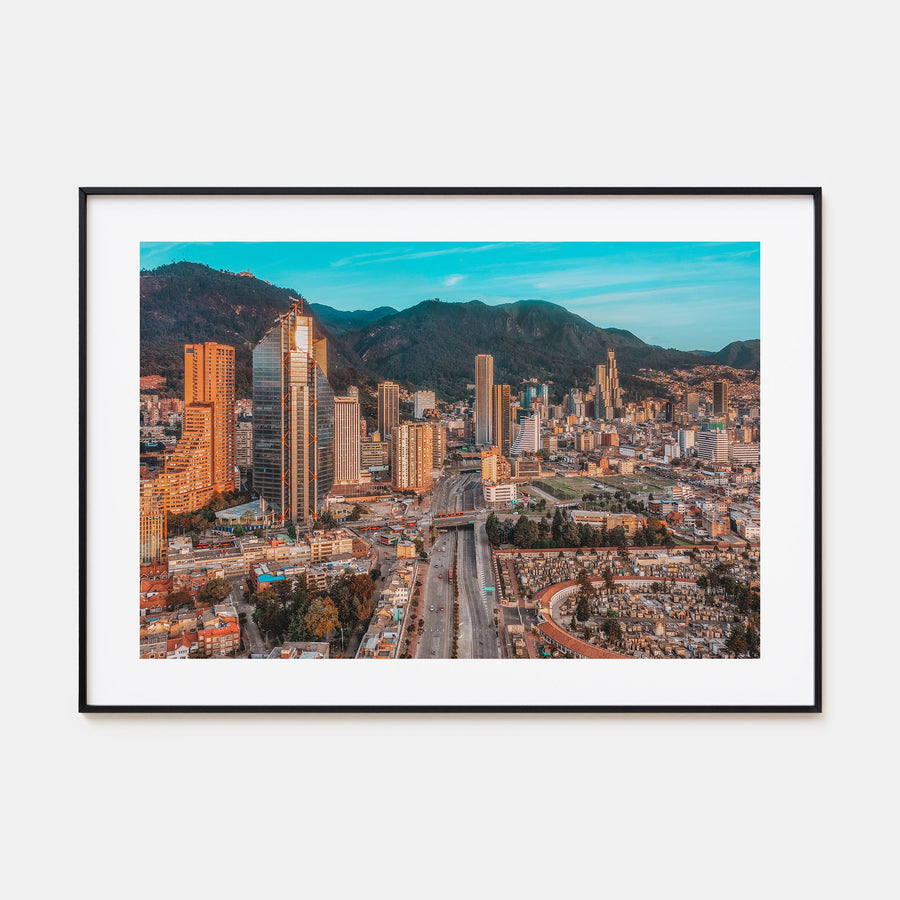 Bogotá Landscape Color No 2 Poster