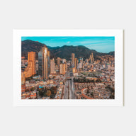 Bogotá Landscape Color No 2 Poster