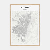 Bogotá Map Portrait Poster