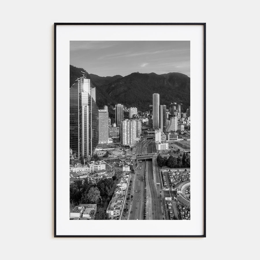 Bogotá Photo B&W Poster
