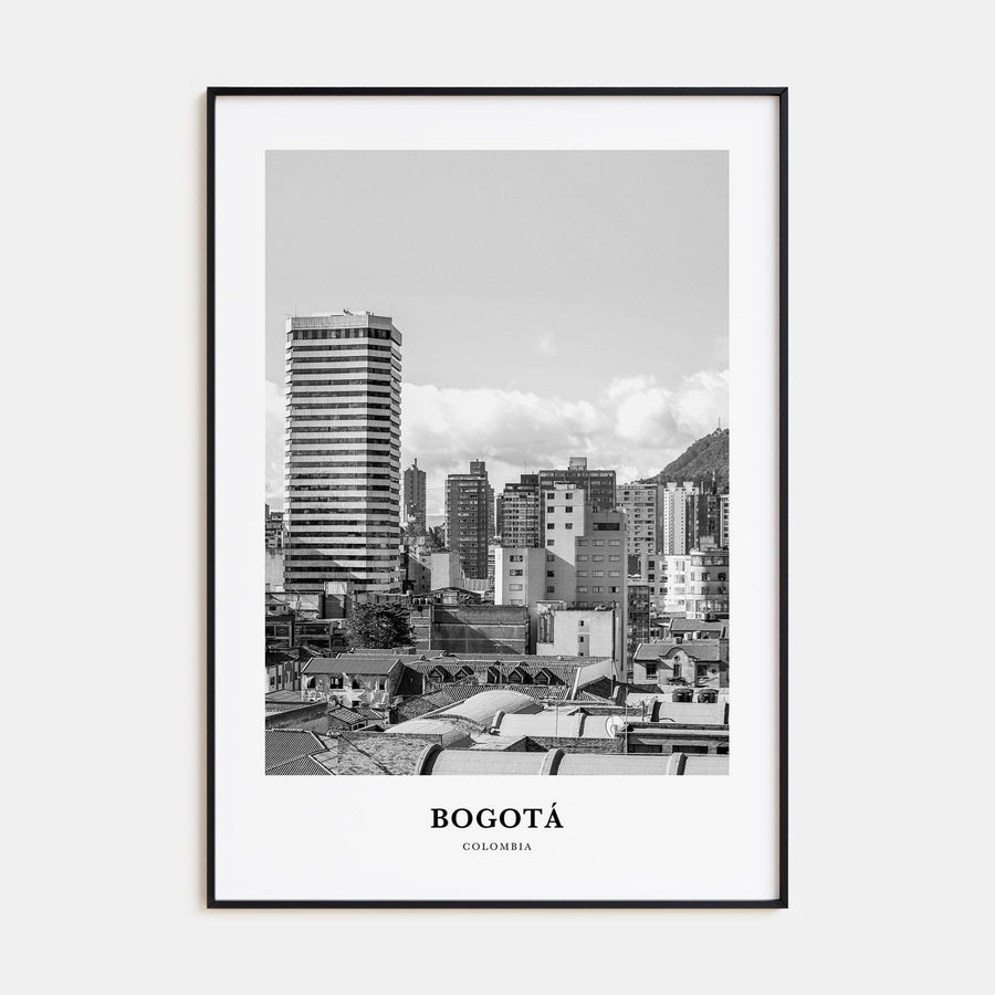 Bogotá Portrait B&W No 1 Poster