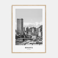 Bogotá Portrait B&W No 1 Poster
