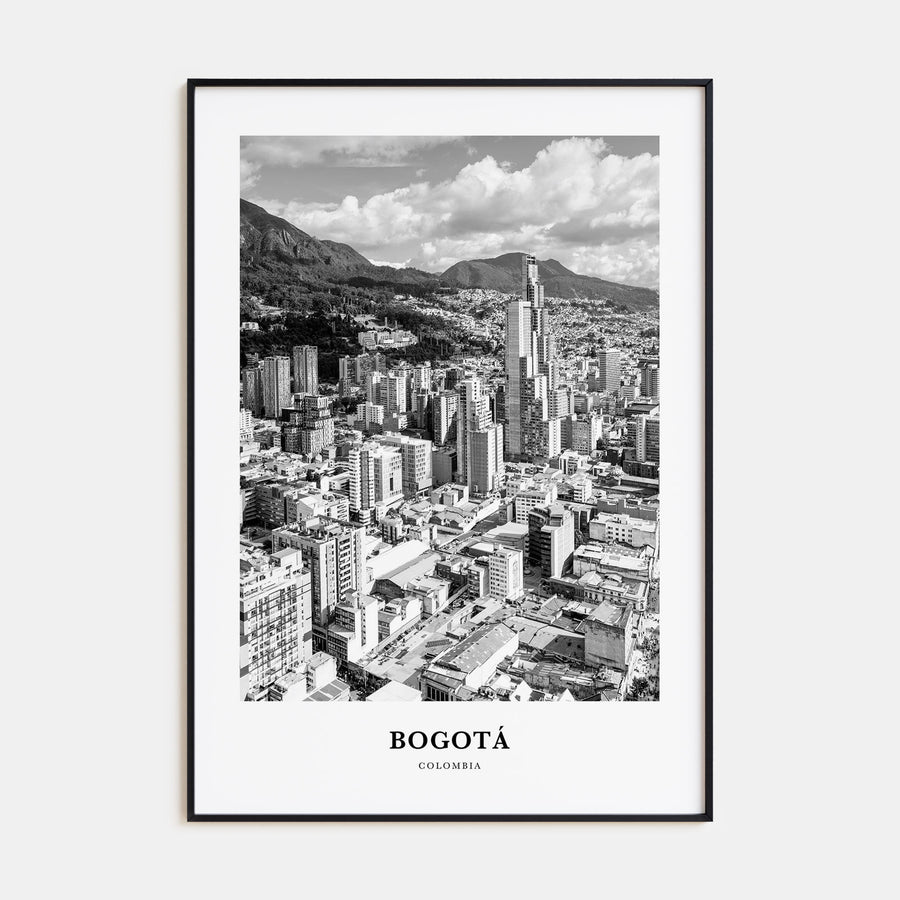 Bogotá Portrait B&W No 2 Poster