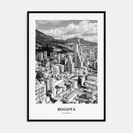 Bogotá Portrait B&W No 2 Poster