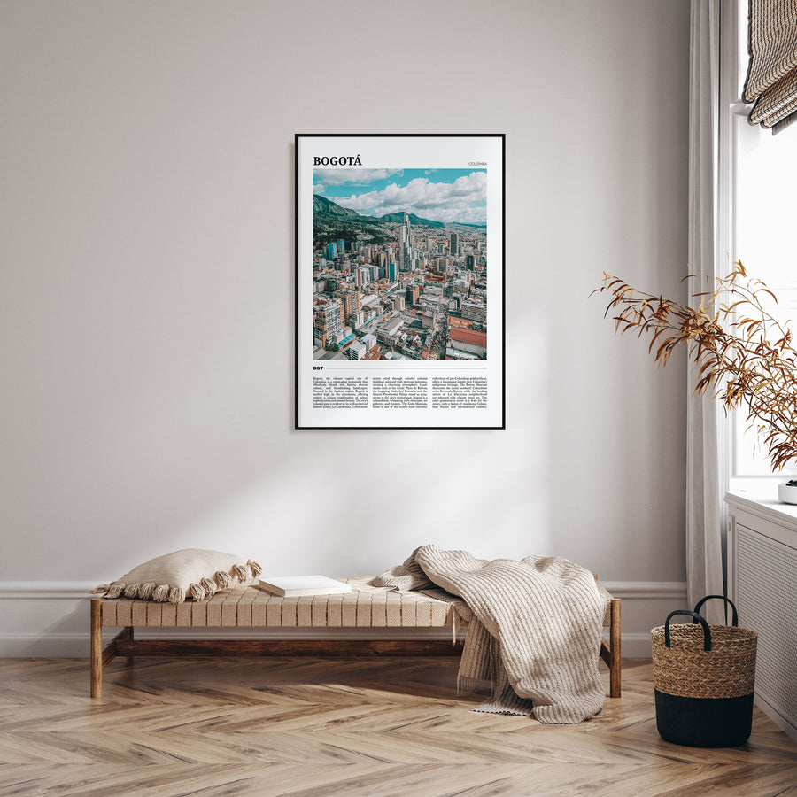 Bogotá Travel Color Poster