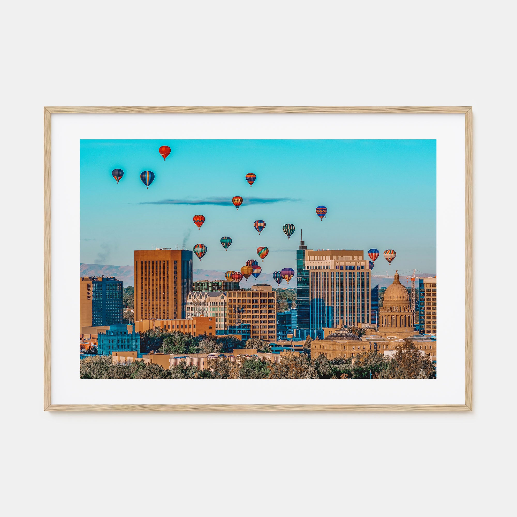 Boise Landscape Color Poster