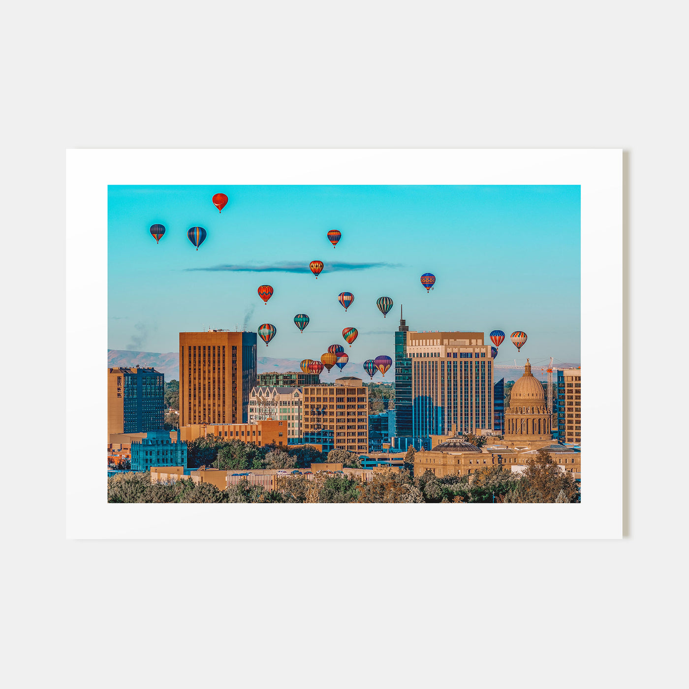 Boise Landscape Color Poster