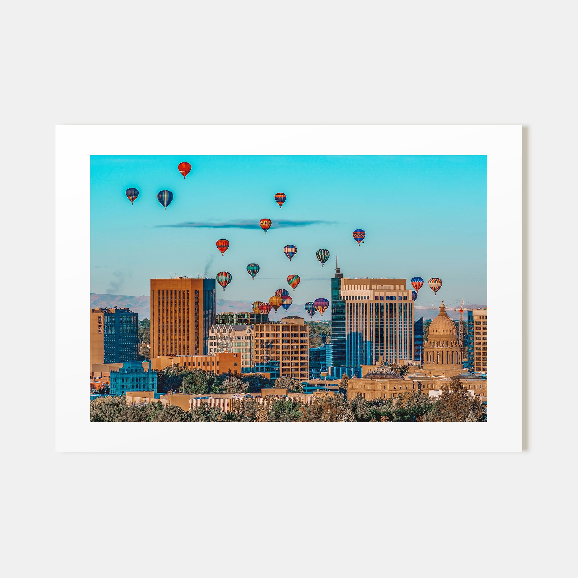 Boise Landscape Color Poster