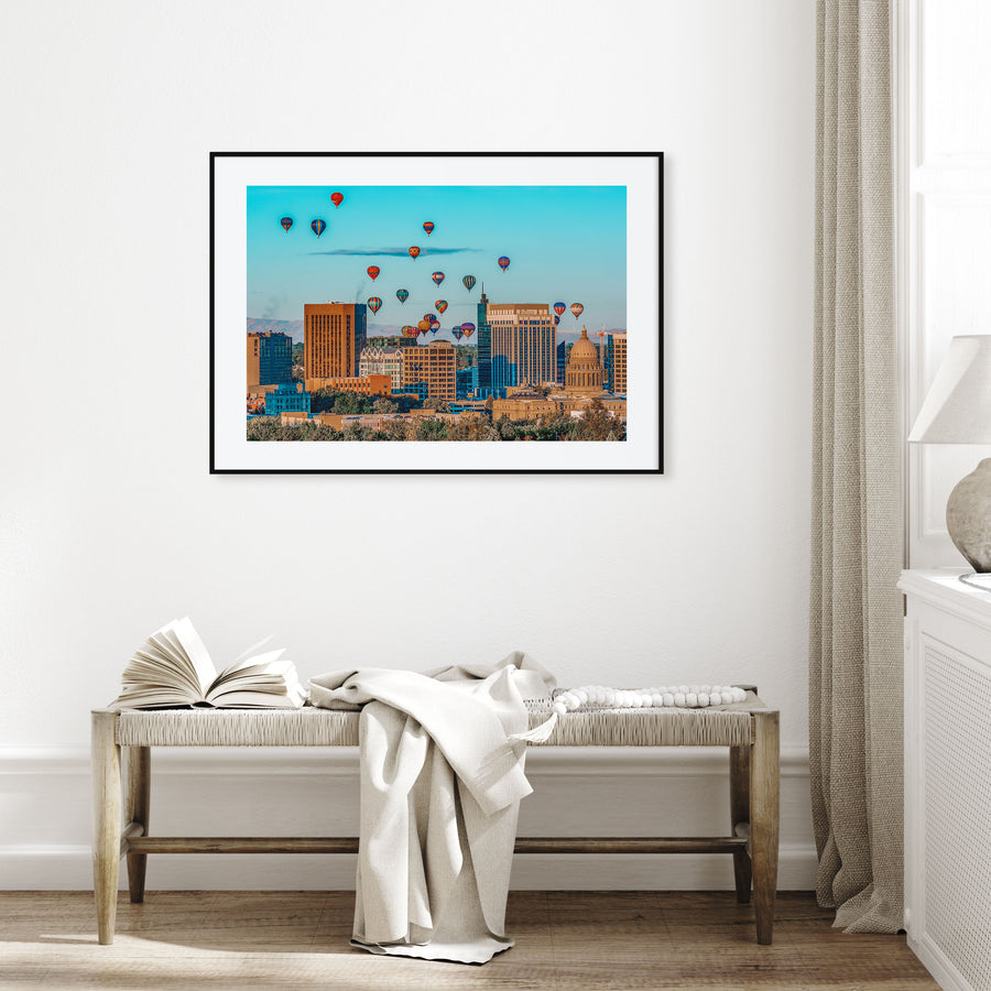 Boise Landscape Color Poster