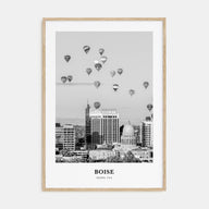 Boise Portrait B&W No 1 Poster