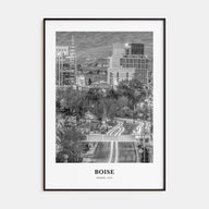 Boise Portrait B&W No 2 Poster