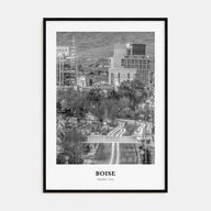 Boise Portrait B&W No 2 Poster