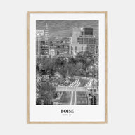 Boise Portrait B&W No 2 Poster