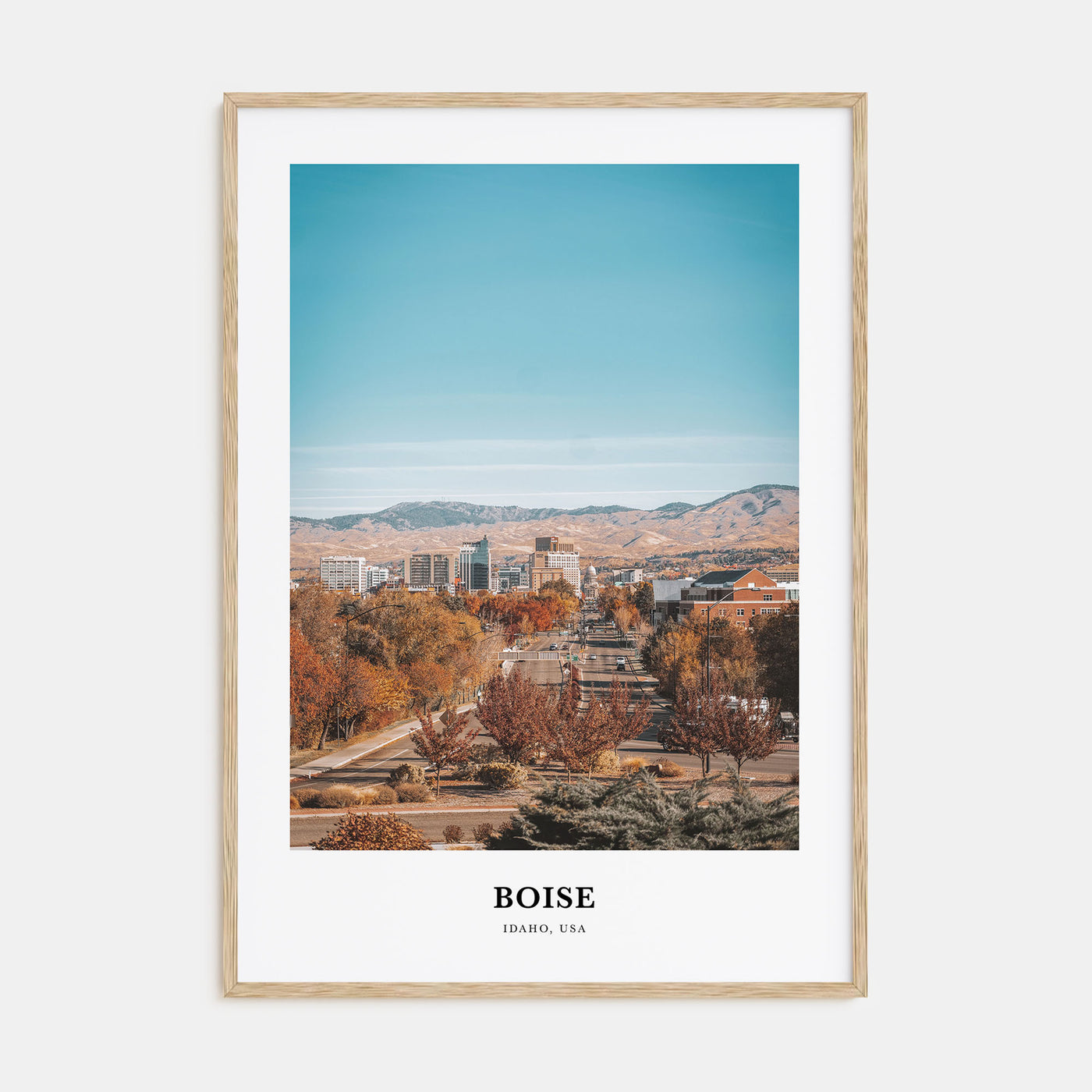 Boise Portrait Color No 1 Poster