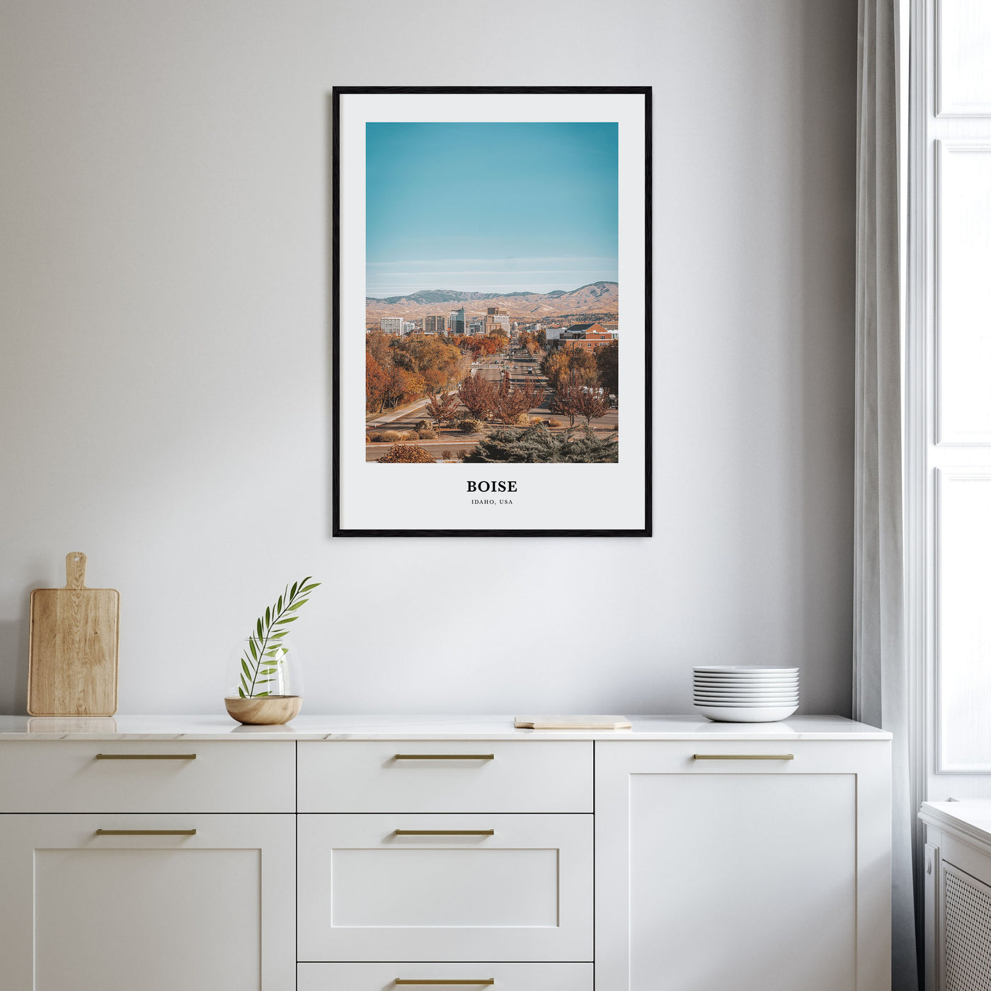 Boise Portrait Color No 1 Poster
