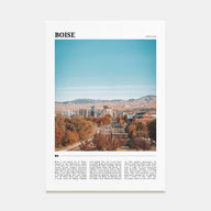 Boise Travel Color No 1 Poster