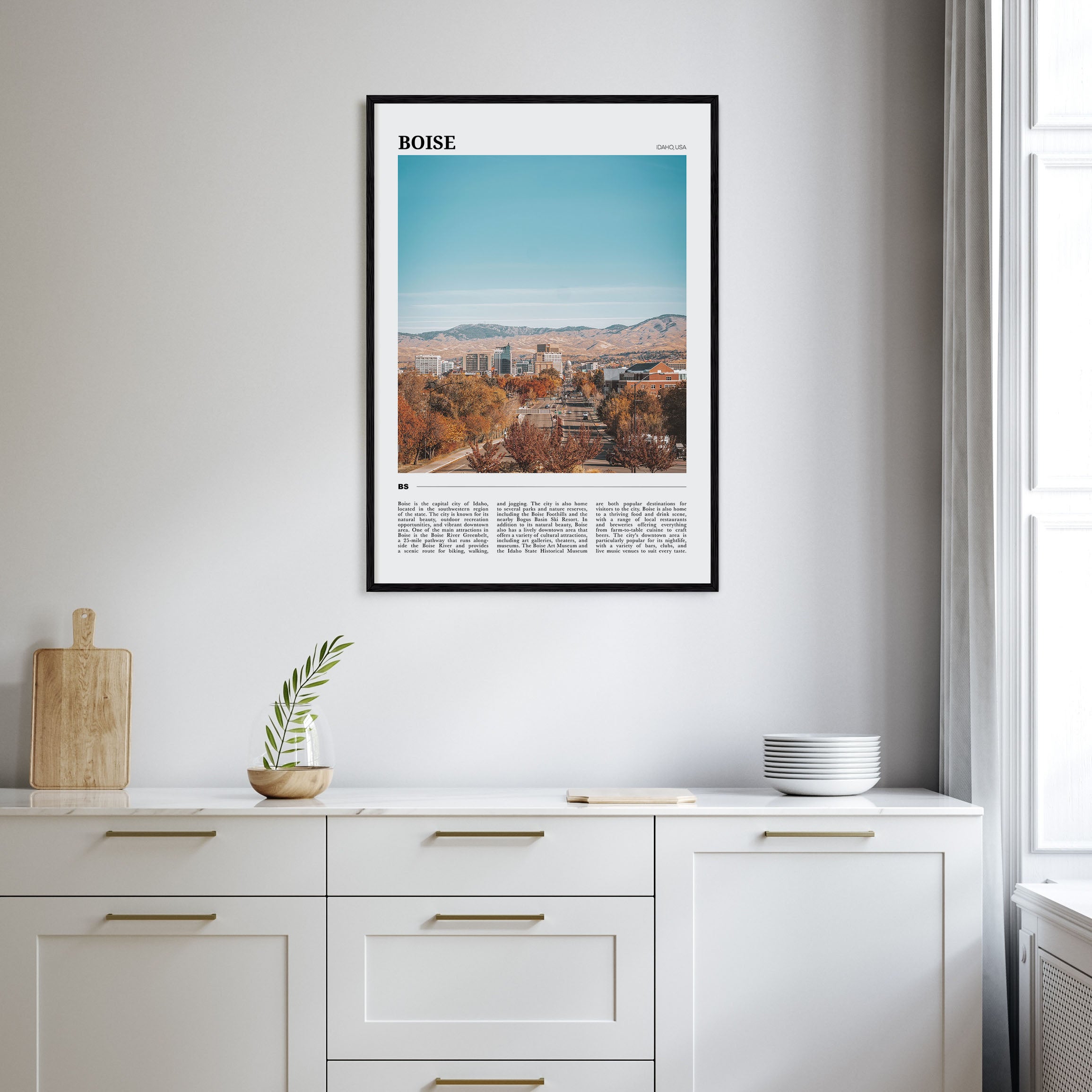Boise Travel Color No 1 Poster