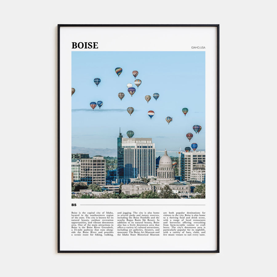 Boise Travel Color No 2 Poster