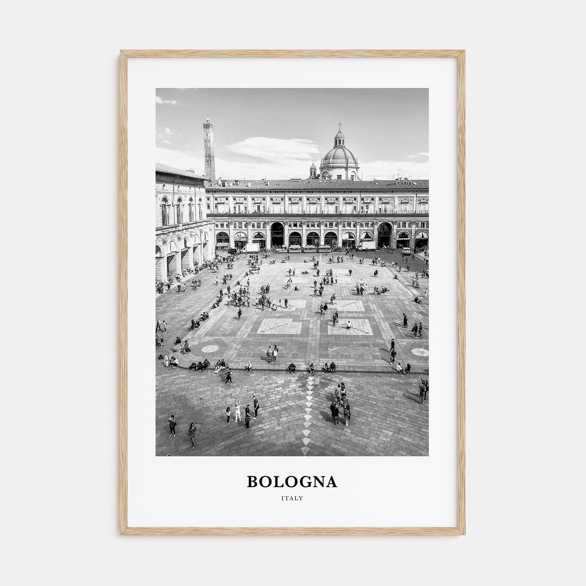 Bologna Portrait B&W No 1 Poster