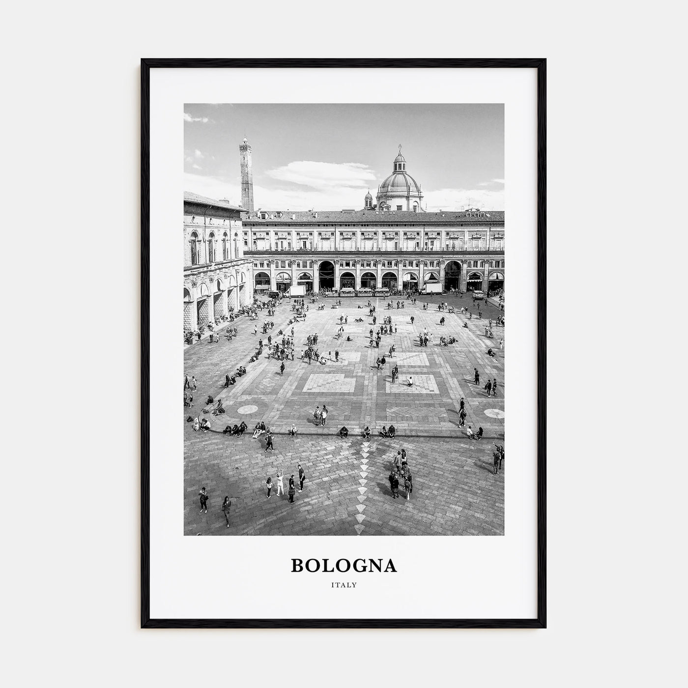 Bologna Portrait B&W No 1 Poster