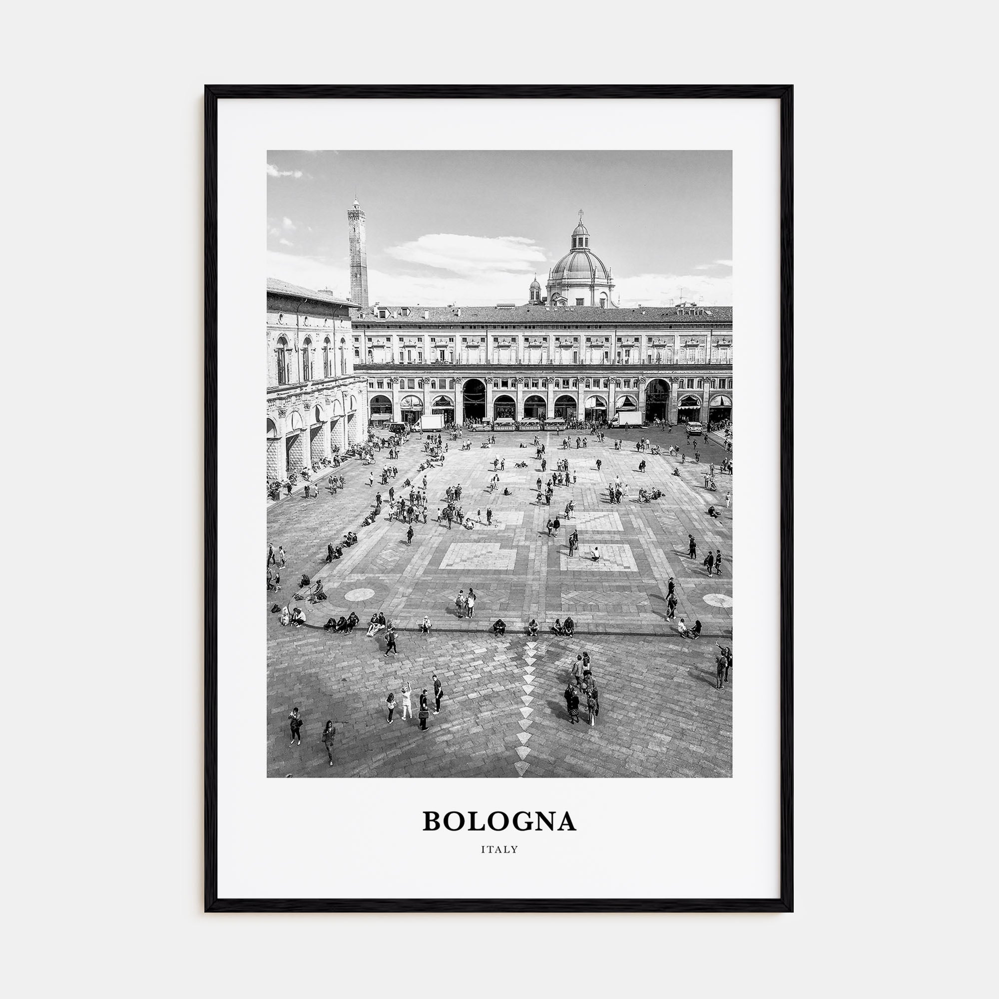Bologna Portrait B&W No 1 Poster