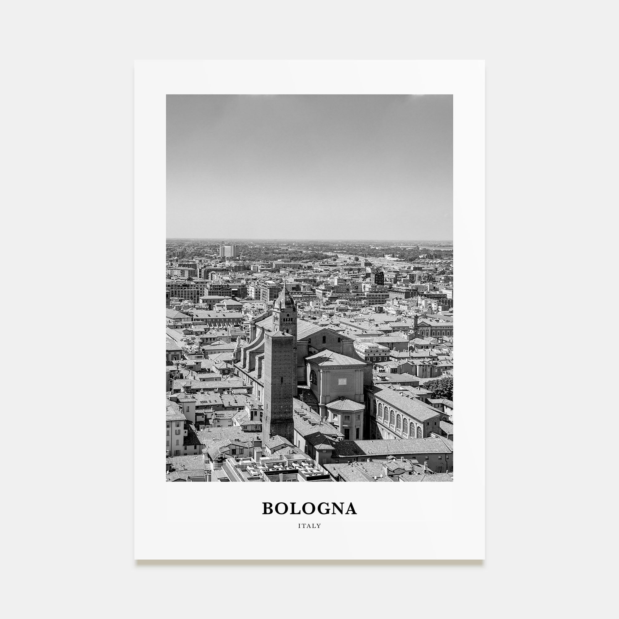 Bologna Portrait B&W No 2 Poster