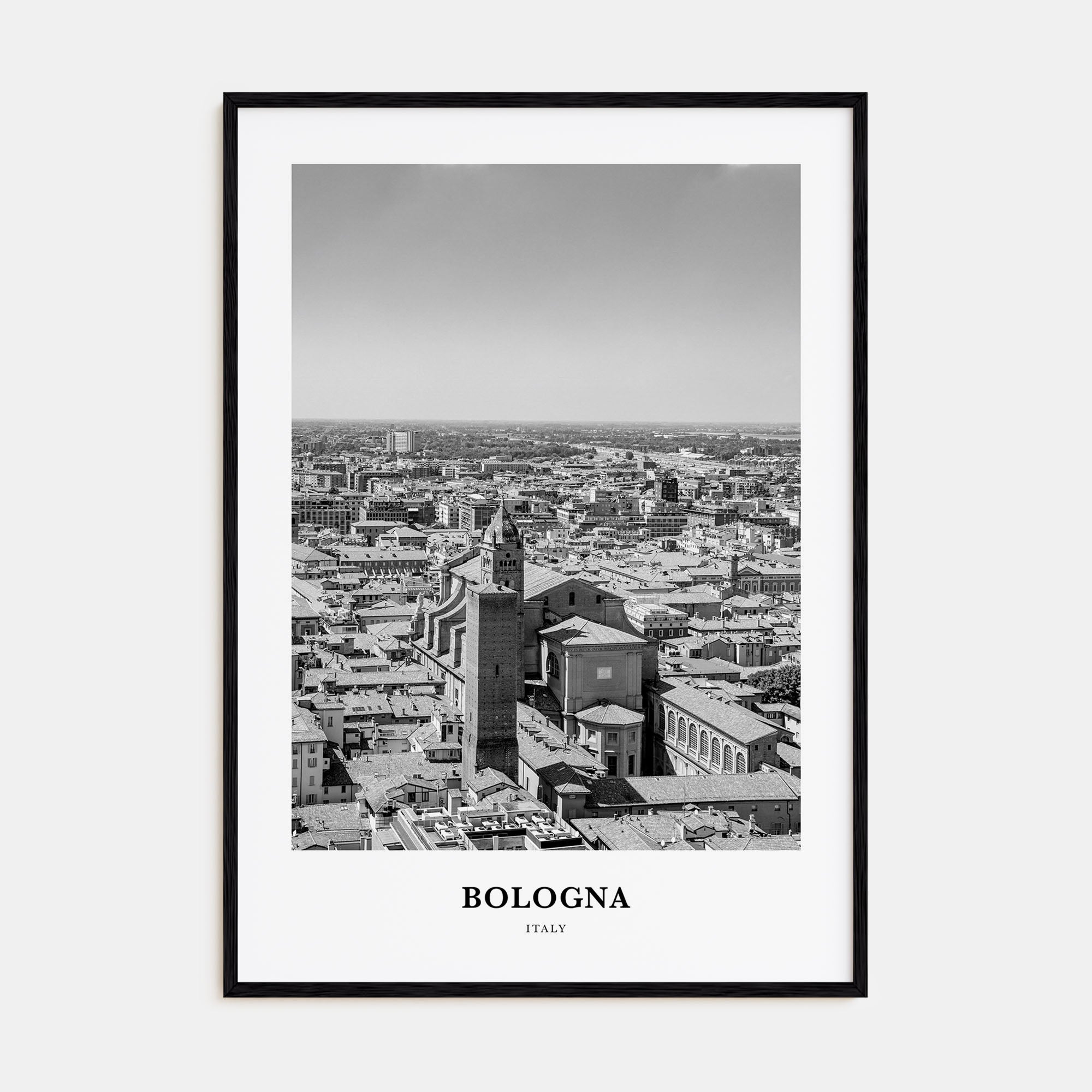 Bologna Portrait B&W No 2 Poster