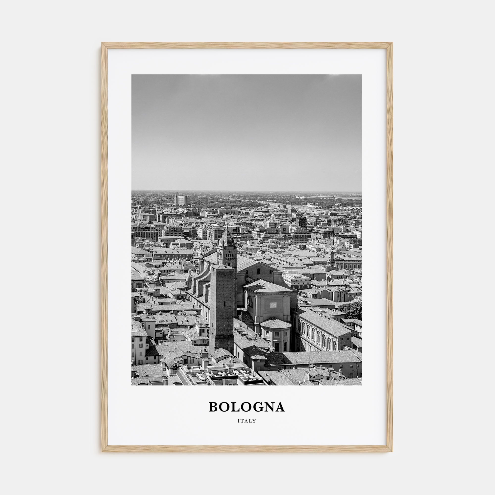 Bologna Portrait B&W No 2 Poster