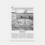 Bologna Travel B&W No 1 Poster