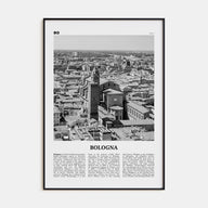 Bologna Travel B&W No 2 Poster