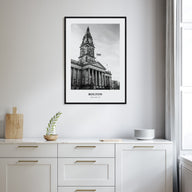 Bolton Portrait B&W Poster