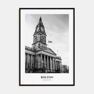 Bolton Portrait B&W Poster