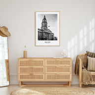 Bolton Portrait B&W Poster