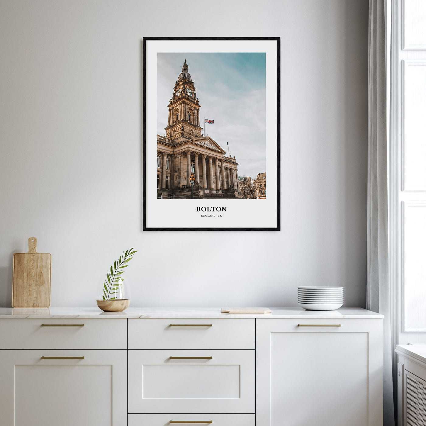 Bolton Portrait Color Poster