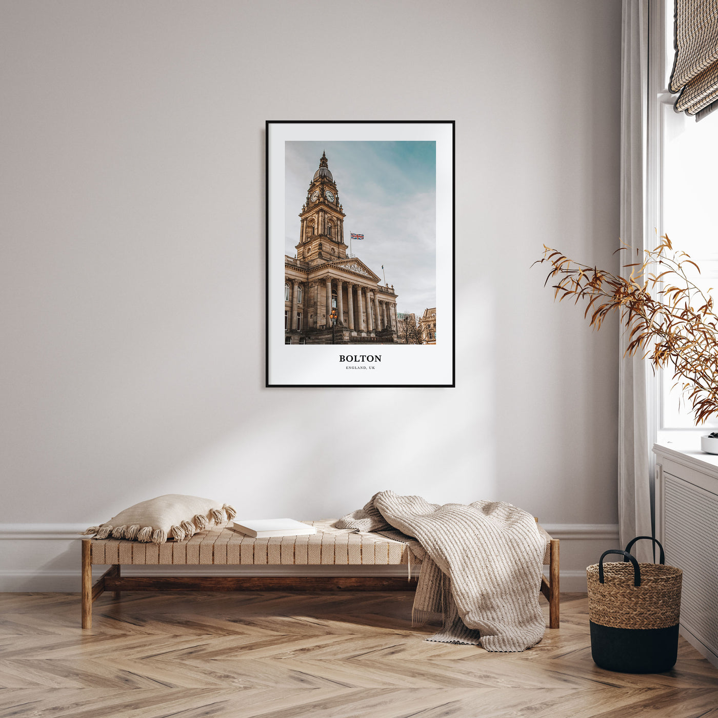 Bolton Portrait Color Poster